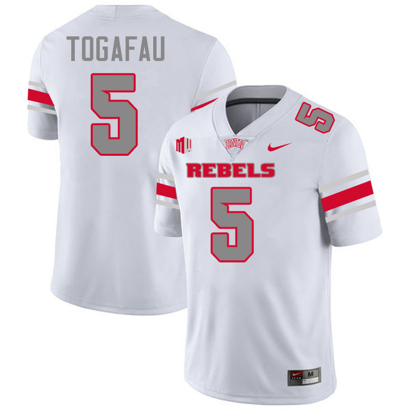 Kal-El Togafau UNLV Jersey,UNLV Rebels Football Uniforms,Jerseys,Gears-White